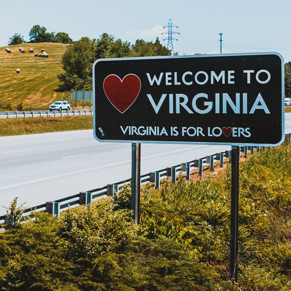 welcome to va sign